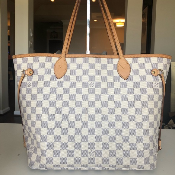 Louis Vuitton Handbags - Louis Vuitton Damier Azur Neverfull MM Tote